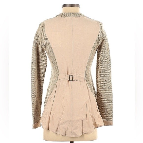 Anthropologie Angel of the North Envalira Textured Cardigan Jacket Small - Picture 12 of 13